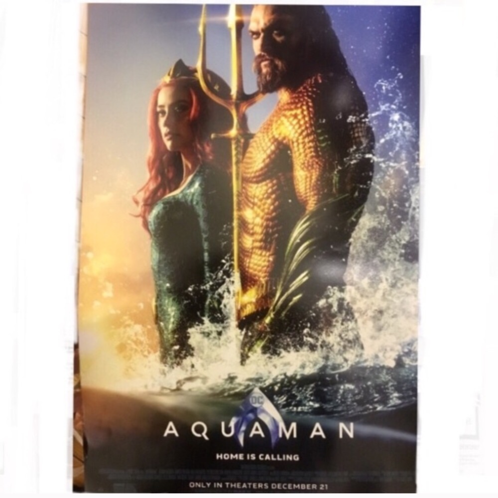 Aquaman, FIRST 1st Movie poster think you know the Kingdom! Jason Momoa